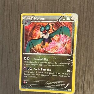 Pokemon Trading Card - Noivern with Yellow Border